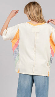 Sunset Strip Colorblock Slouch Top