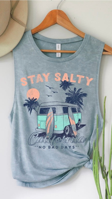 Mineral Stay Salty Bus Tank Top