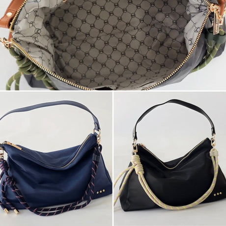 Nikki Nylon Slouch Bag + Paracord Strap