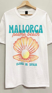 Mallorca Seashell Graphic Tee