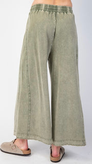 Mineral Terry Knit Side Gusset Pants