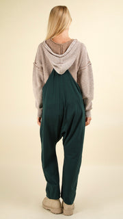 Slouch Knit Jumpsuit w/Pockets