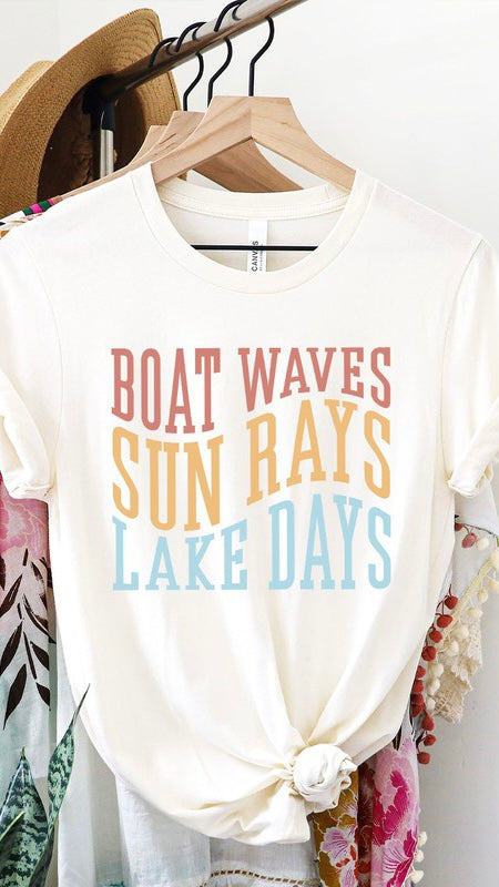Boat Waves Graphic Tee