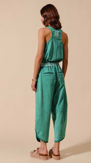Mineral French Terry Patch Pkt Jumpsuit