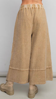 Reverse French Terry Wide Leg Pants 8/24