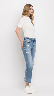 Victoria High Rise St. Leg Crop Jean