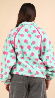 Polly Floral Sherpa Fleece Jacket