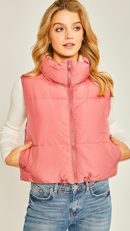 Reversible Puff Vest w/Pkts 11/1