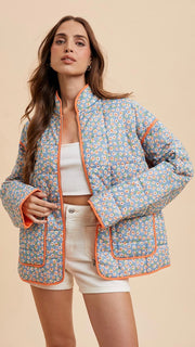 Colette Quilted Patch Pocket Jacket