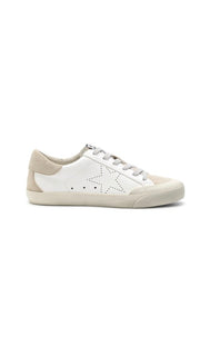 Punched Star Vegan Leather Sneakers