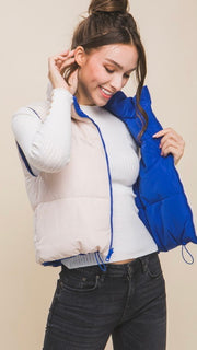 Reversible Puff Vest w/Pkts 11/1