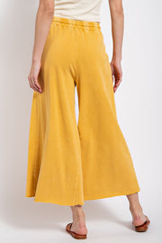 Copy of Washed French Terry Wide Leg Pants