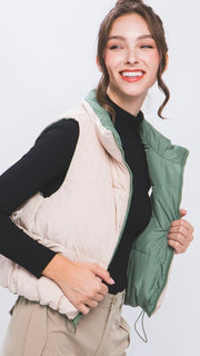 Reversible Puff Vest w/Pkts 11/1