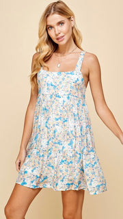 Ditzy Floral Tie Back Dress