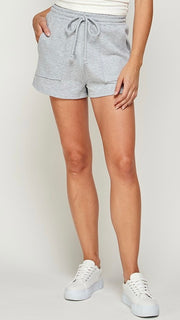 Patch Pocket Terry Knit Shorts