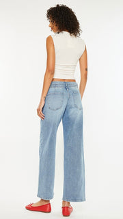 High Rise Low Slung Baggy Jeans