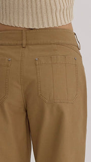 Utility Patch Pocket Cotton Pants