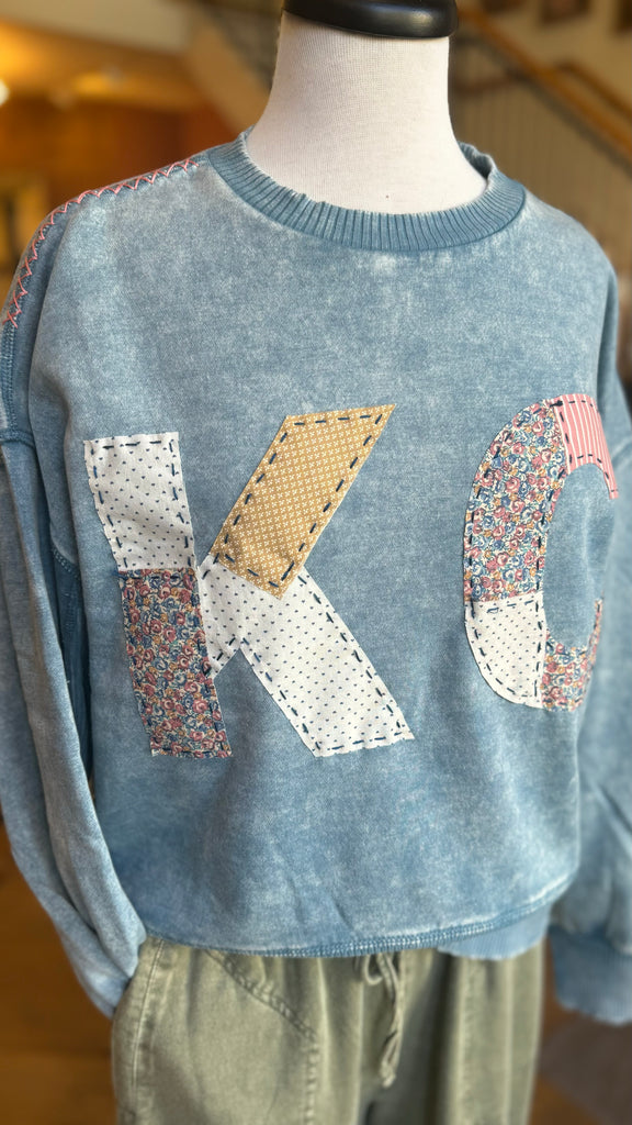 Hand-Stitched KC Hi-Lo Sweatshirt (31)