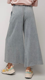 Mineral Terry Knit Wide Leg Pants 10/23