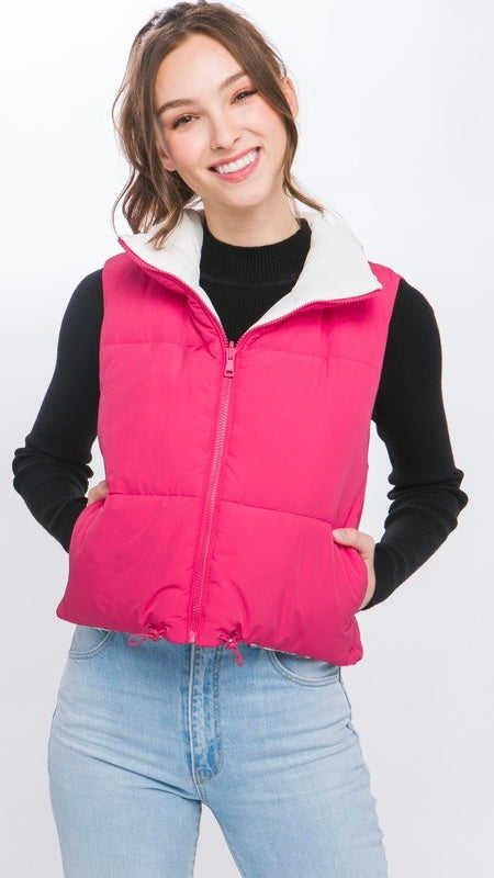 Reversible Puff Vest w/Pkts 11/1