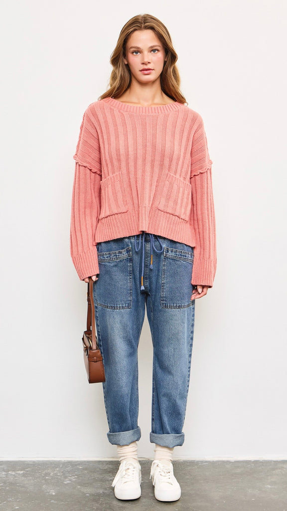 Saturday Patch Pkt Drawstring Jeans