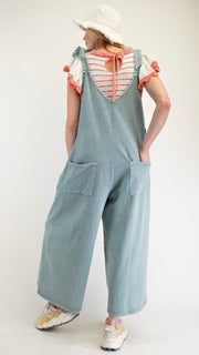 Mineral Daisy Applique Wide Leg Jumpsuit