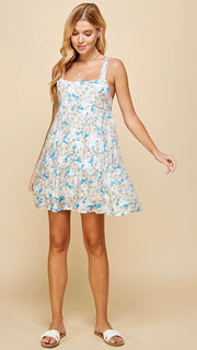 Ditzy Floral Tie Back Dress