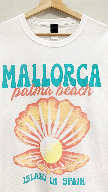 Mallorca Seashell Graphic Tee