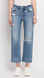 Victoria High Rise St. Leg Crop Jean