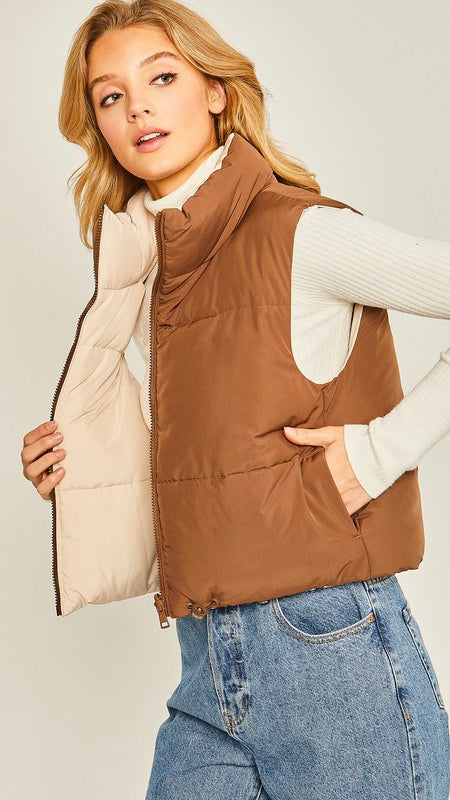 Reversible Puff Vest w/Pkts 11/1