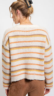 Smiley Face Chunky Sweater