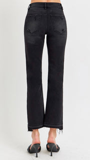 Mid Rise Release Hem St Leg Jean