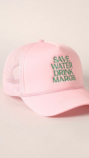 Save Water Embroidered Foam Trucker Hat