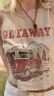 Getaway Bronco Graphic Tank Top