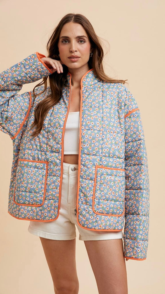 Colette Quilted Patch Pocket Jacket