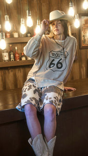 Route 66 Raw Seam Lt Sweatshirt