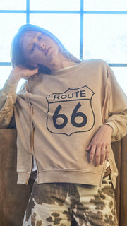 Route 66 Raw Seam Lt Sweatshirt