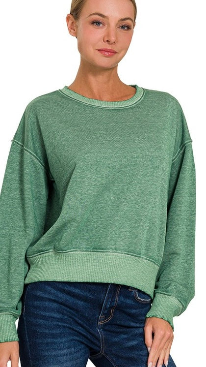 Mineral French Terry Knit Sweatshirt