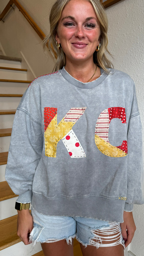 Hand-Stitched KC Hi-Lo Sweatshirt (15)