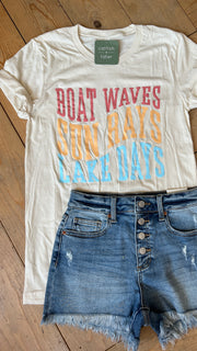Boat Waves Graphic Tee