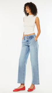 High Rise Low Slung Baggy Jeans