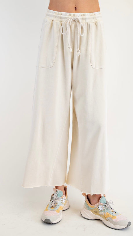 Basic Mineral Patch Pkt Wide Leg Pant