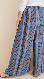 + Boho Stripe Wide Leg Pants