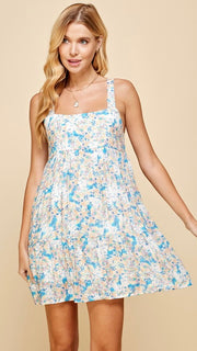 Ditzy Floral Tie Back Dress