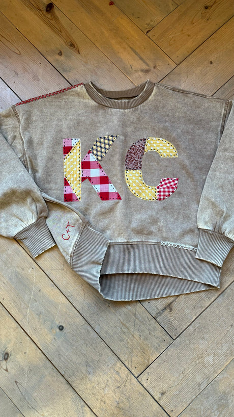 Hand-Stitched KC Hi-Lo Sweatshirt (44)