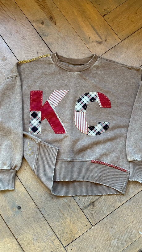 Hand-Stitched KC Hi-Lo Sweatshirt (45)