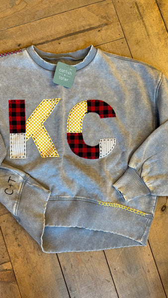 Hand-Stitched KC Hi-Lo Sweatshirt (43)