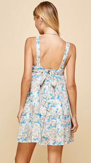 Ditzy Floral Tie Back Dress