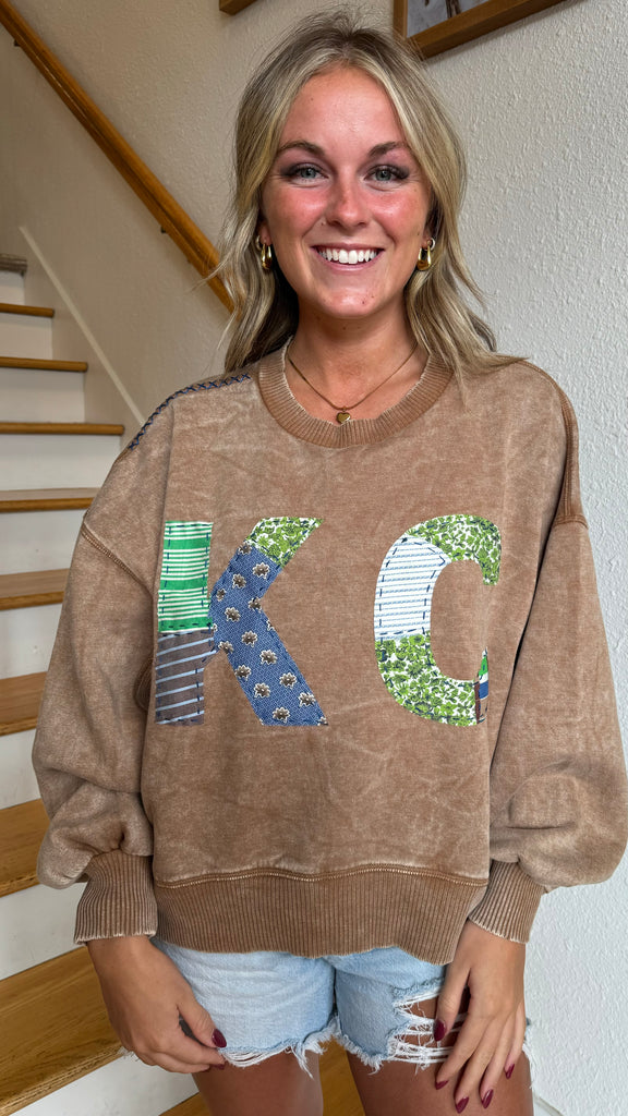 Hand-Stitched KC Hi-Lo Sweatshirt (17)