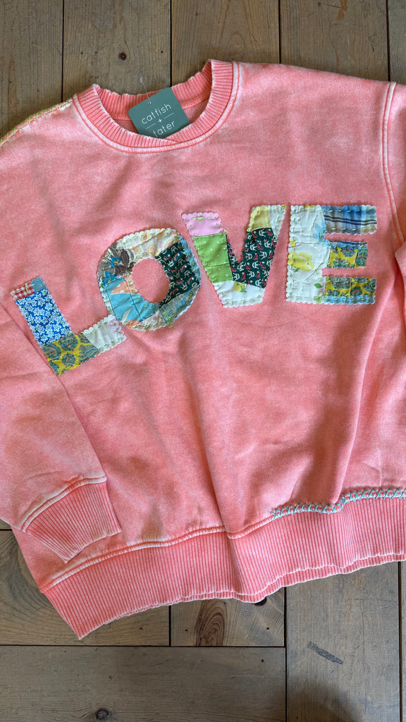 LOVE Quilt Hand-Stitched Sweatshirt (3)